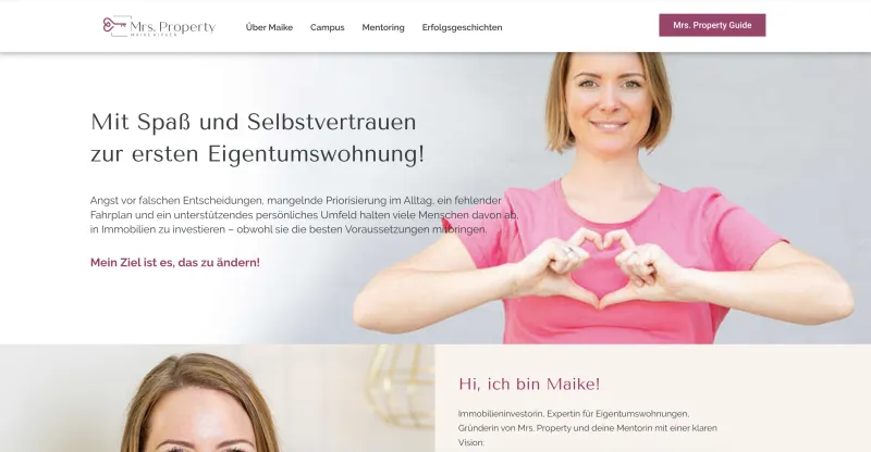 About Maike page